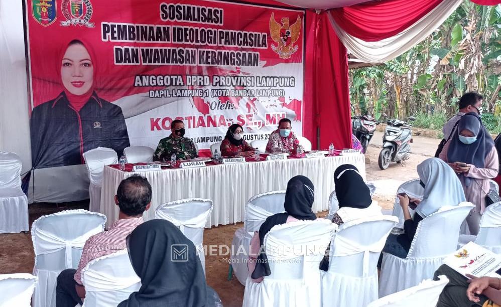 Danramil Inf.Anang Beri Materi Sosialisasi Ideologi Pancasila dan Wawasan Kebangsaan