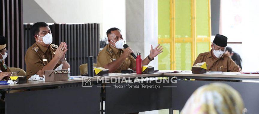 Rapat dengan Gubernur, Nanang Sampaikan Kondisi Terkini di Lampung Selatan