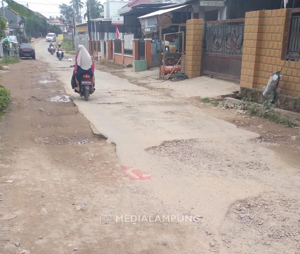 Warga di Jl. Padatkarya Harapkan Perbaikan Jalan