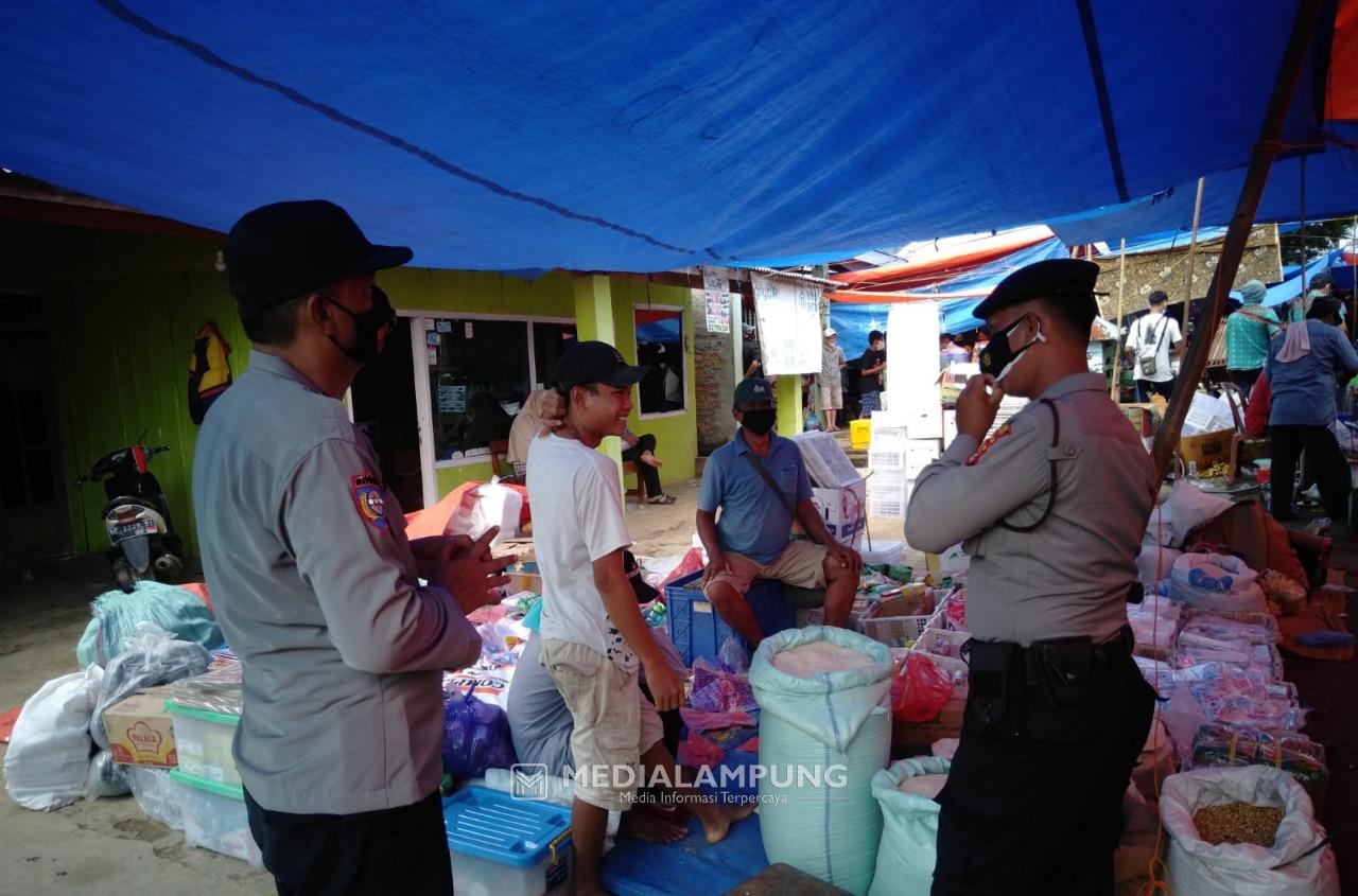 Polsek Kasui Gelar KRYD Patroli Rawan di Pusat Keramaian