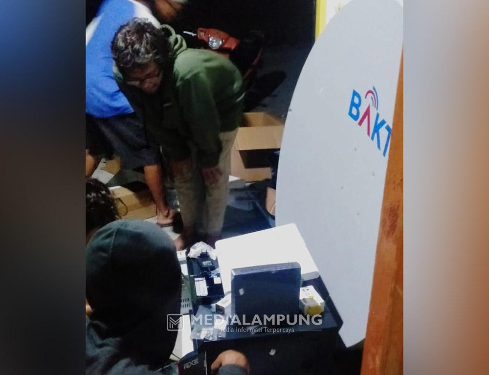 Pekon Bumijaya Dapat Bantuan Internet dari BAKTI Kemenkominfo