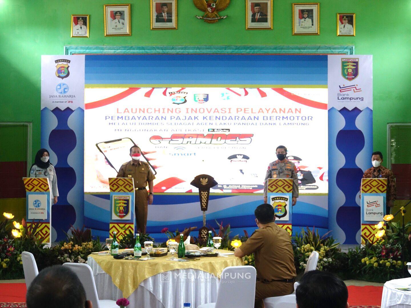 Apresiasi Kapolda Lampung dan Ucapan Terima Kasih Bupati atas Hadirnya e-Samdes