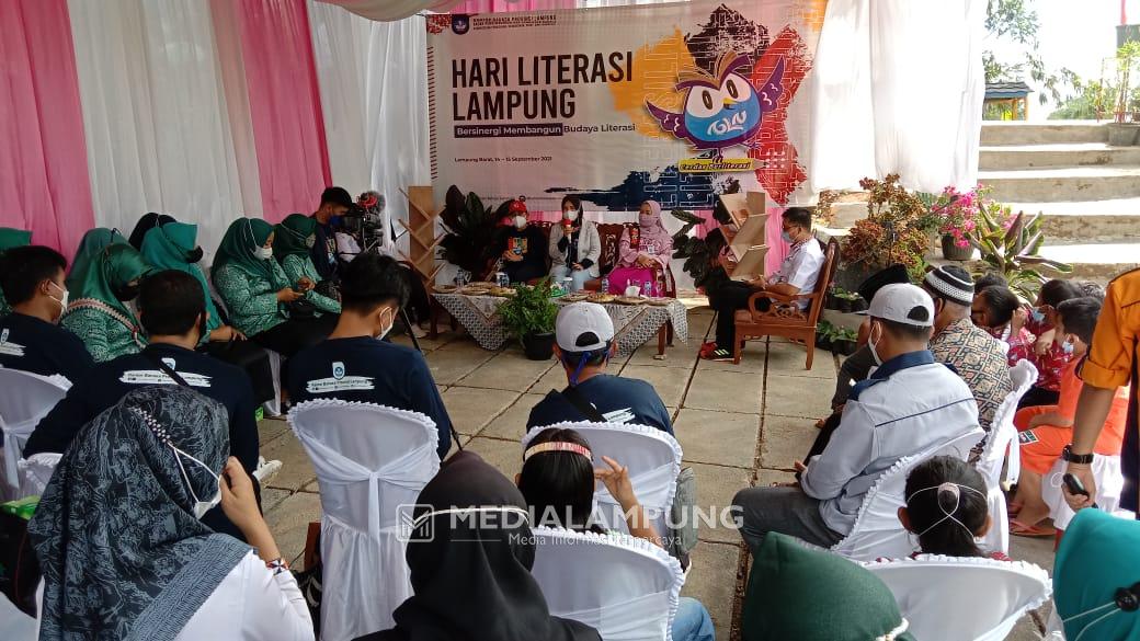 Peringatan Hari Literasi Lampung Meriah dan Penuh Kebersamaan 