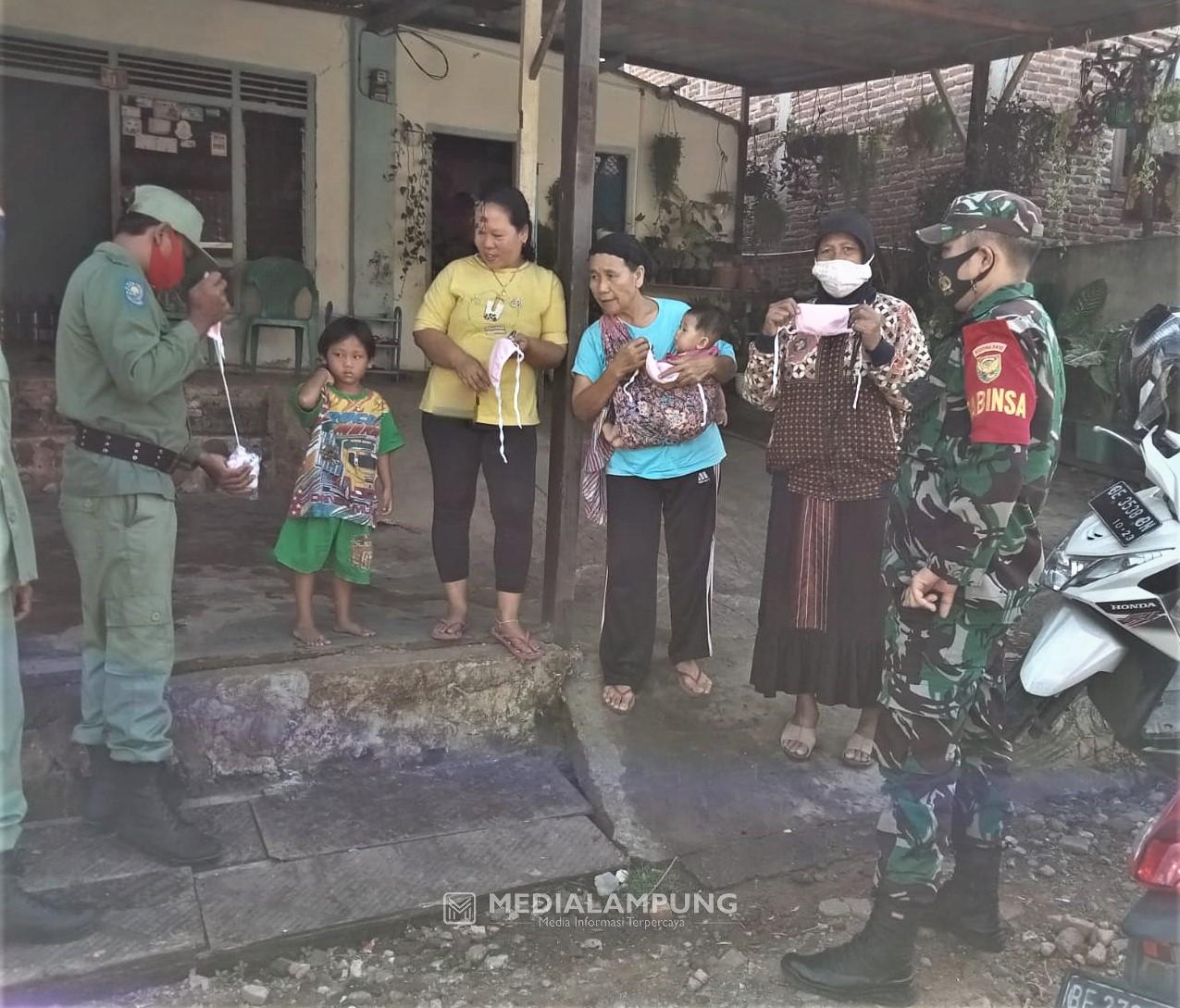 Babinsa Koramil TBU Imbau Warga Binaan Selalu Patuhi Prokes