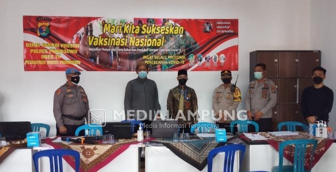 Polres Pringsewu Siapkan 600 Dosis Vaksin untuk Santri Ponpes IMBOS