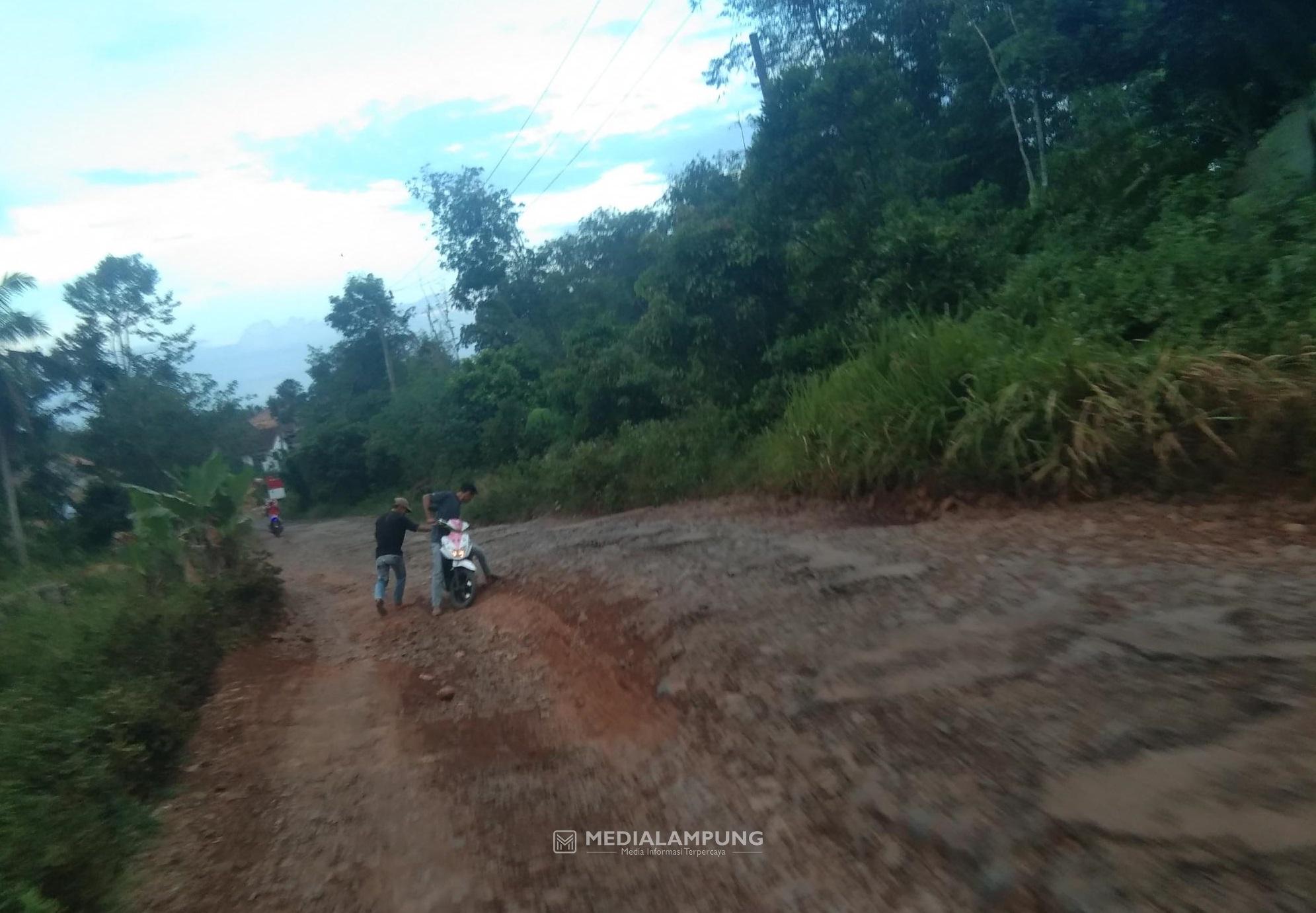 Jalur Kasui Pasar-Donomulyo Rusak Parah, Warga Tunggu Pemprov Lakukan Perbaikan