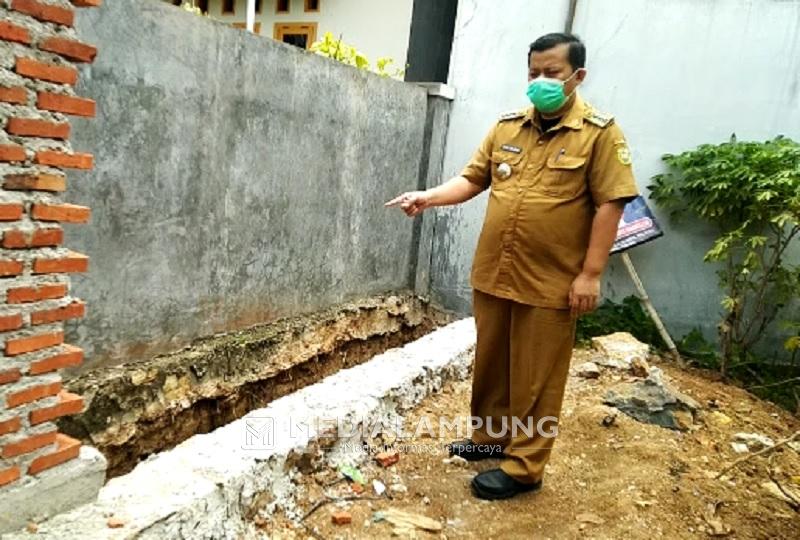 Pemkot Bandarlampung Bakal Bantu Pembuatan Drainase yang Lintasi Tanah Warga di Labuhanratu
