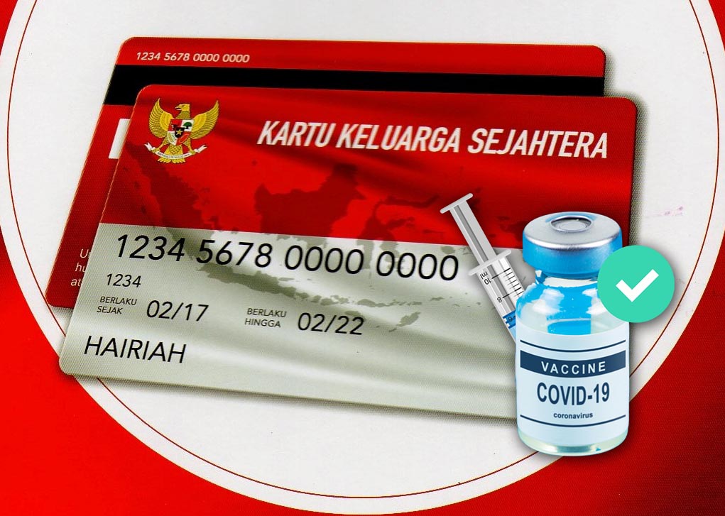 KPM Bansos di Pesbar Wajib Vaksin Covid-19