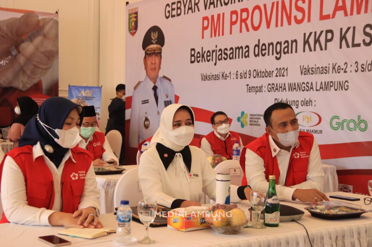PMI Lampung Akhiri Laporan 48 Ribu Vaksinasi ke Jusuf Kalla Pakai Pantun Wisata Kopi