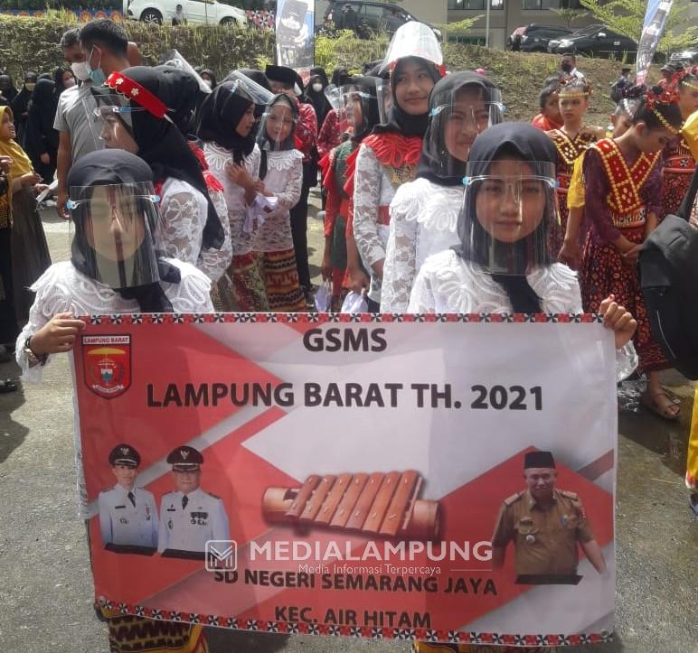 Acara GSMS, SDN Semarang Jaya Tampilkan Musik Tradisional Begamol