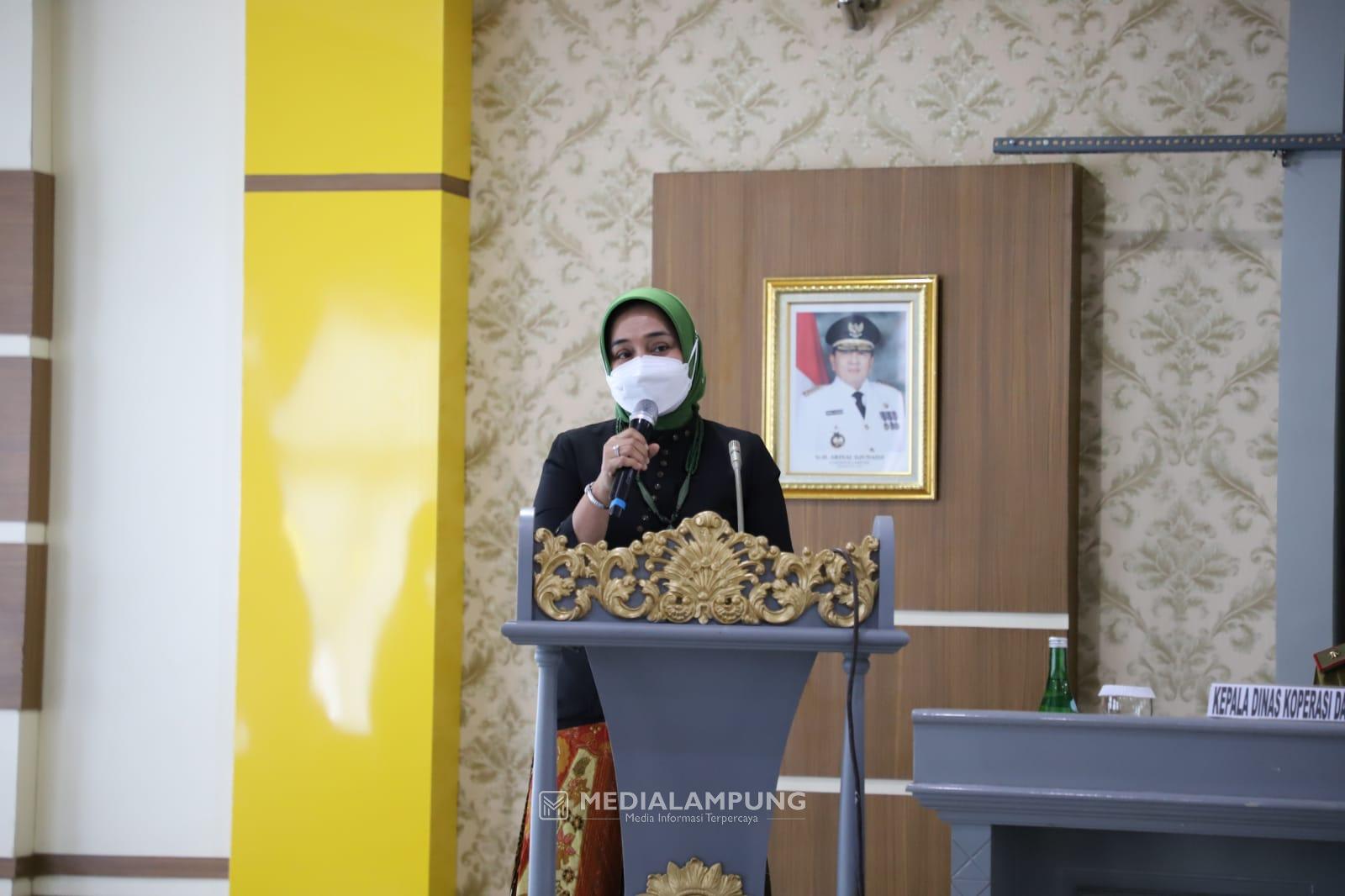 Ketua Dekranasda Riana Sari Pimpin Rapat Persiapan Lampung Craft 2021