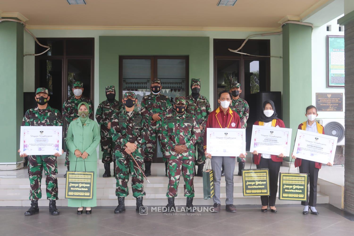 Dandim Romas Pimpin Tradisi Korps Raport Pindah Satuan Sekaligus