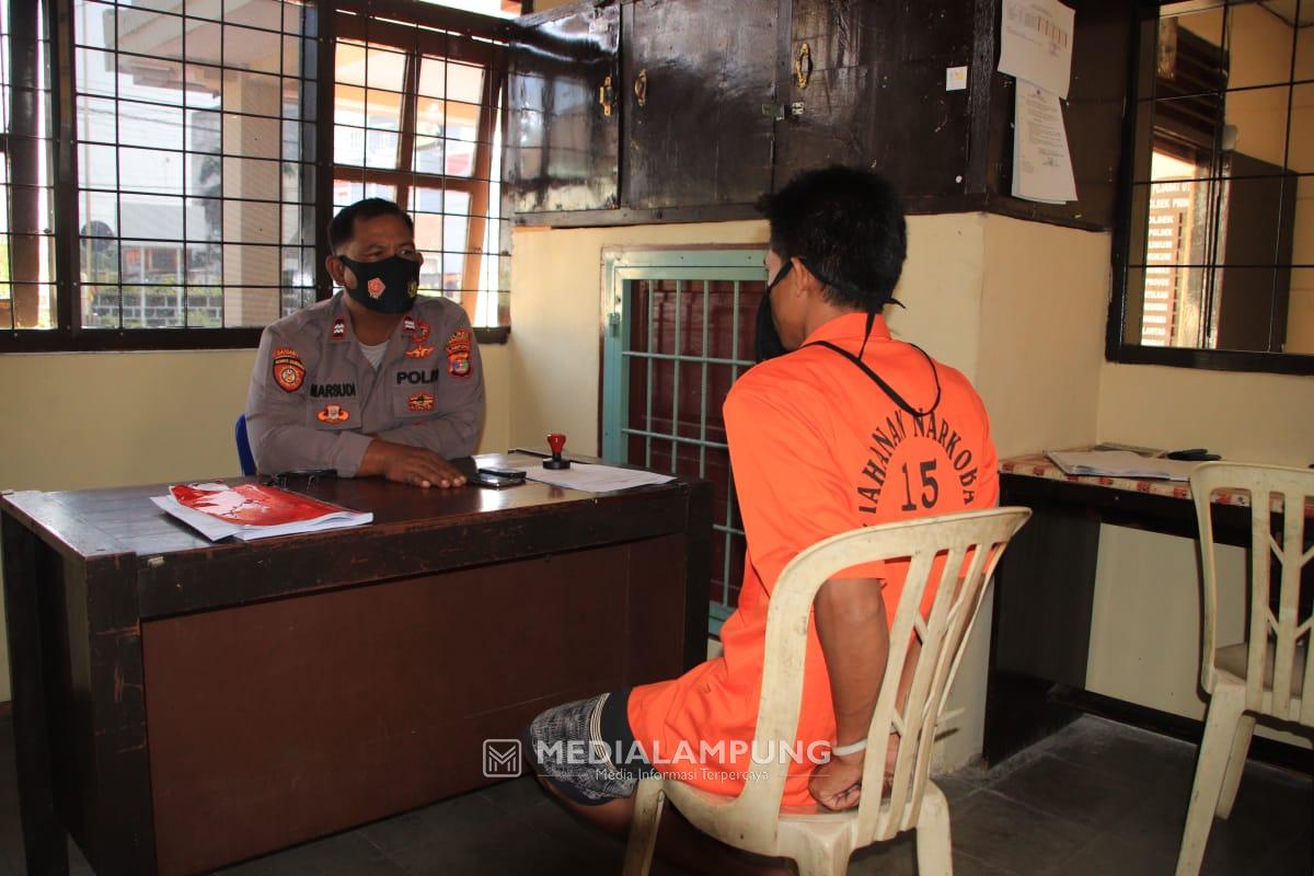 Diduga Cabuli Seorang Gadis, Sopir Asal Lamteng Ditahan Polsek Pringsewu Kota