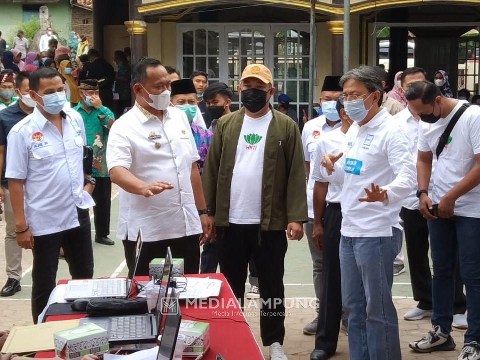HKTI Provinsi Lampung Gelar Vaksinasi Untuk Petani di Pringsewu