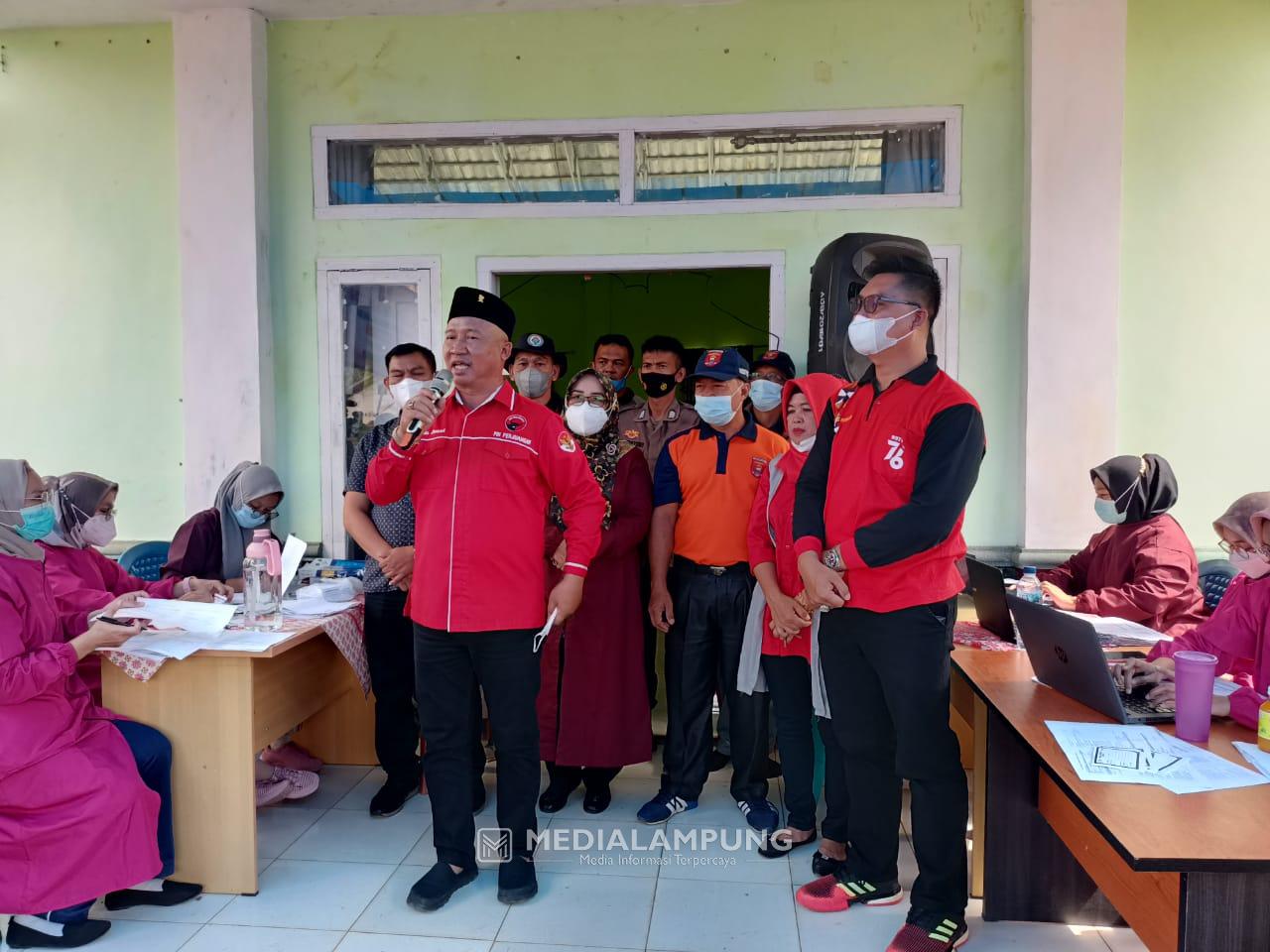 MB Keliling, Tinjau dan Semangati Peserta Vaksinasi