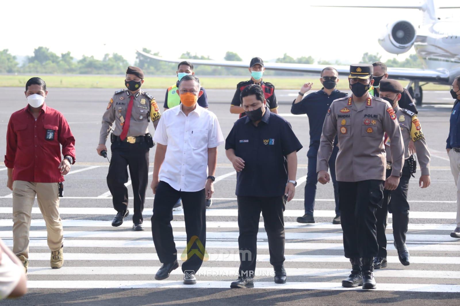 Menteri BUMN Kunker di Lampung, Tinjau Penanaman Bibit Jagung Non Subsidi