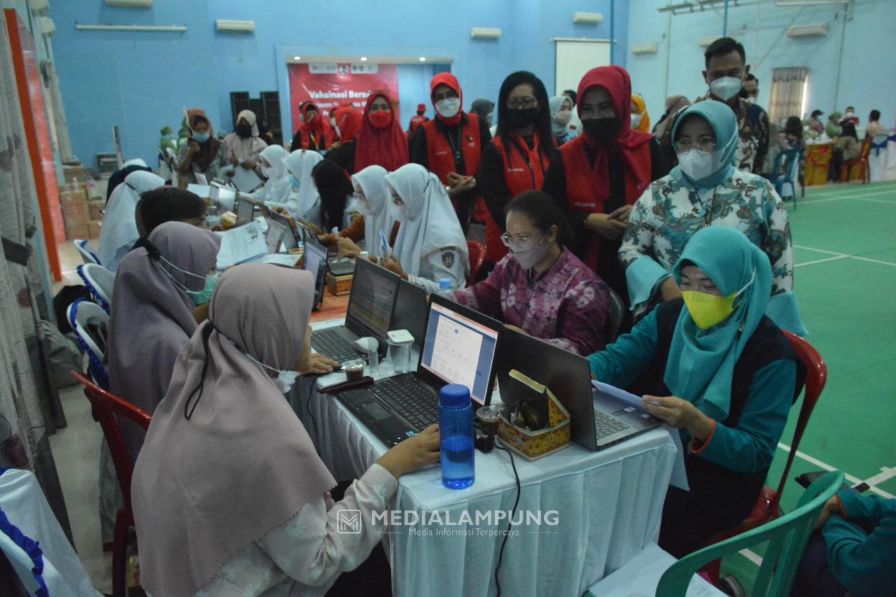 OJK dan PIM Lampung Adakan Vaksinasi di PT GGP