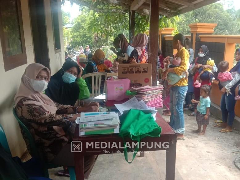 Cegah Stunting, Kampung Bandar Rutin Dalam Gelar Posyandu