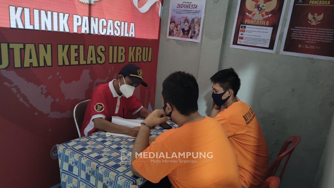 WBP Rutan Krui Ikuti Pembinaan Wawasan Kebangsaan