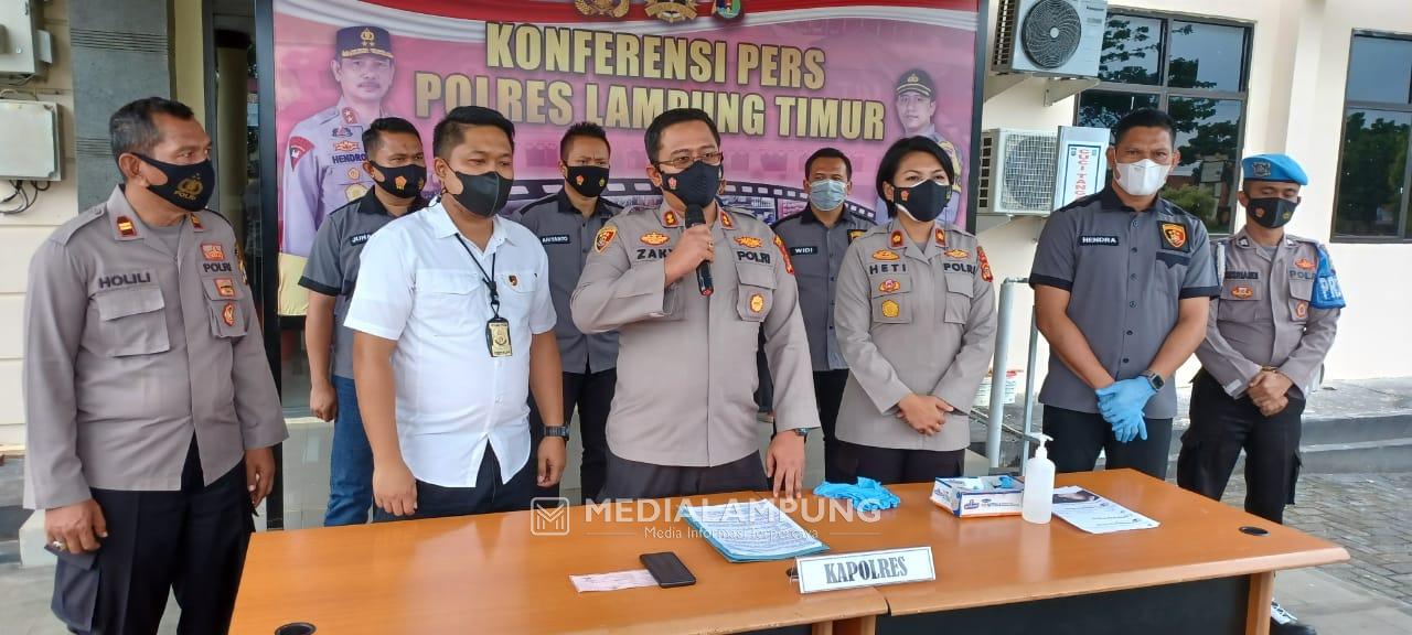Polres Lamtim Amankan Pengunggah Hujatan Mengandung Unsur Sara Melalui Media Sosial
