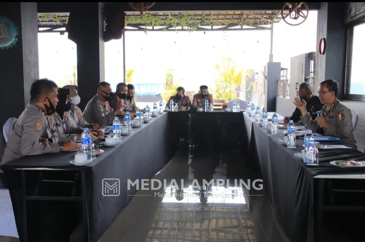 Peningkatan Program Kesehatan, Tim Puslitbang Polri Datangi Polres Pringsewu