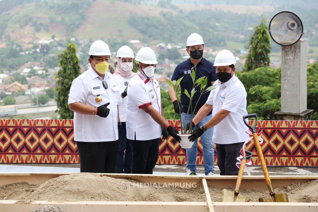 Gubernur Arinal Bersama Wamen BUMN II Lakukan Groundbreaking Pembangunan Kawasan BHC