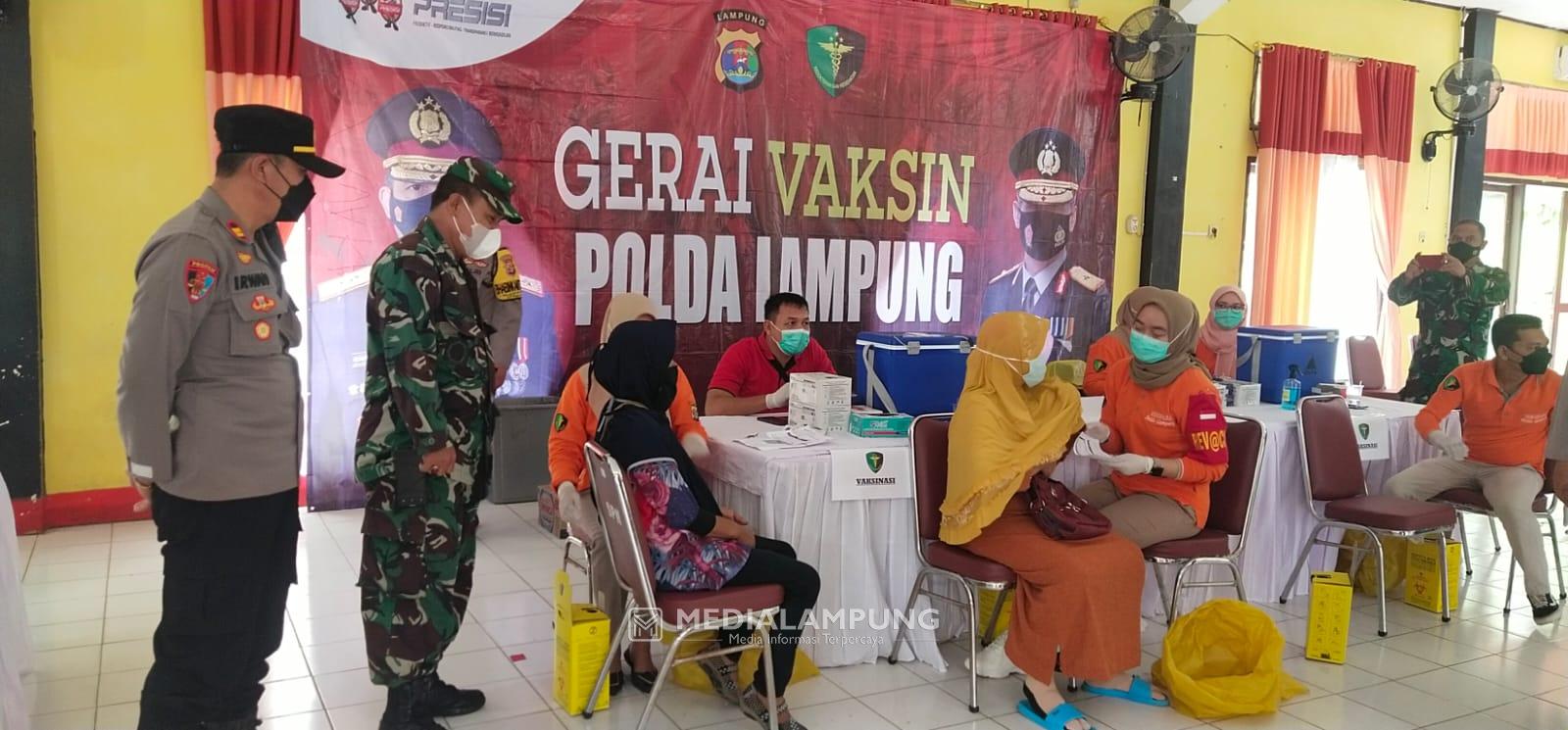 Danramil TBS, Mayor Inf Suprapto Hadiri Baksos SPN Polda Lampung