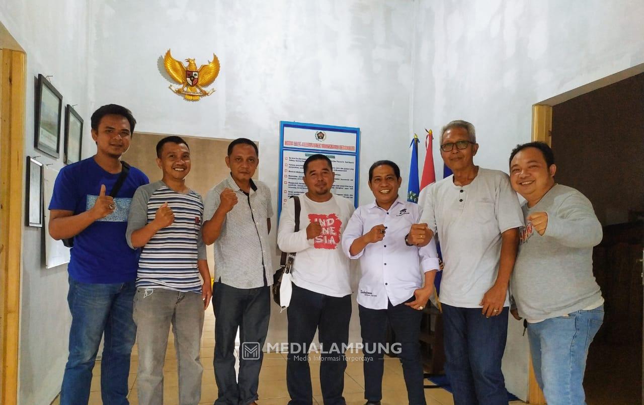 Datang ke Pringsewu, Juniardi Ajak Anggota PWI Untuk Bangun Kebersamaan