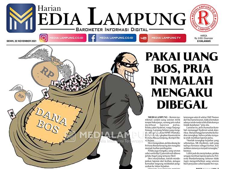 E-Paper Harian Media Lampung Edisi 23 November 2021
