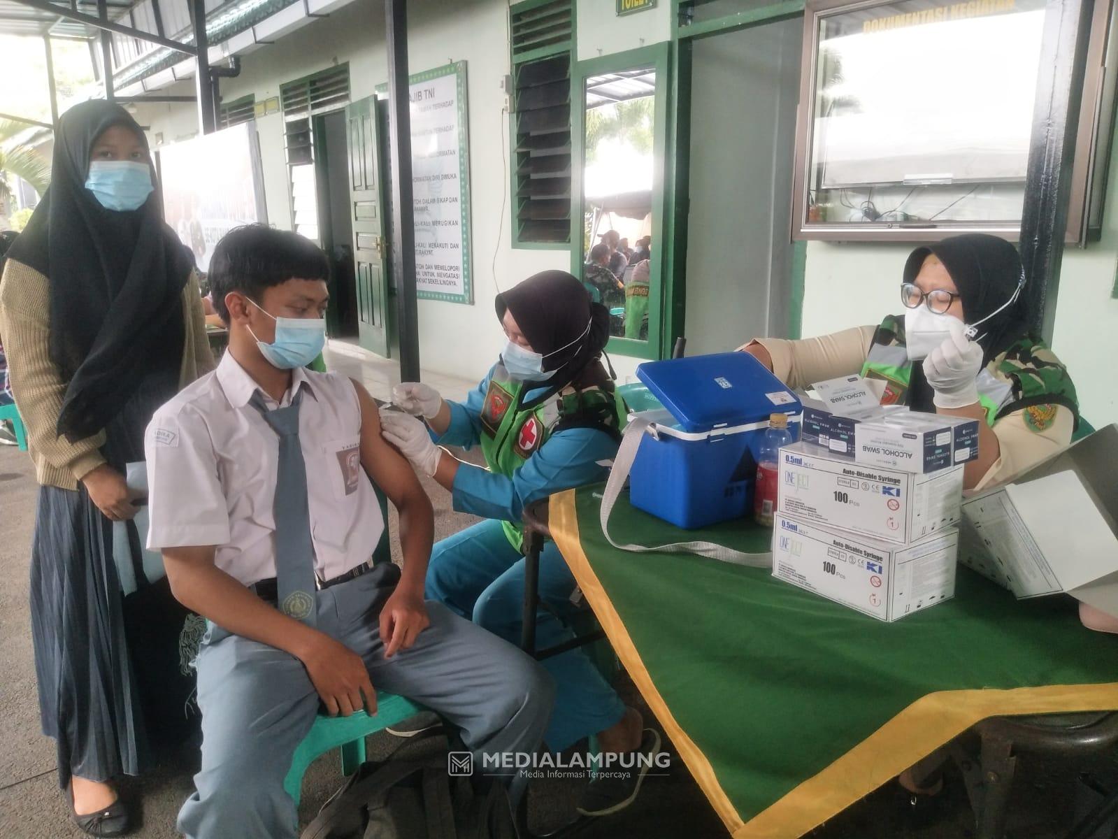 Sebanyak 500 Dosis Vaksin Sinovac Disediakan Kodim 0410/KBL Untuk Masyarakat