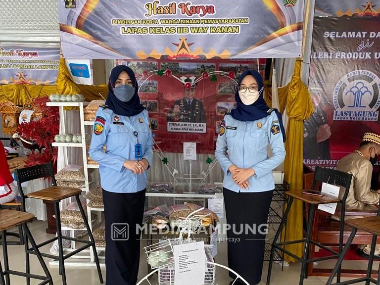 Lapas Waykanan Tampilkan Produk WBP di Pameran Lampung Walk