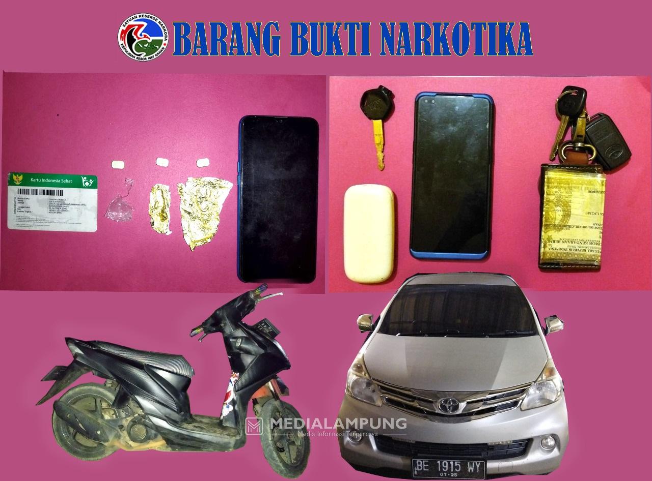 Diduga Edarkan Ekstasi di Baradatu, Dua Orang Pemuda Diringkus Polres Waykanan 