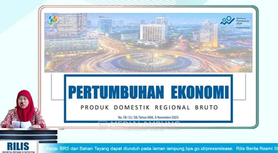 Ekonomi di Lampung Tumbuh 2,07 Persen 