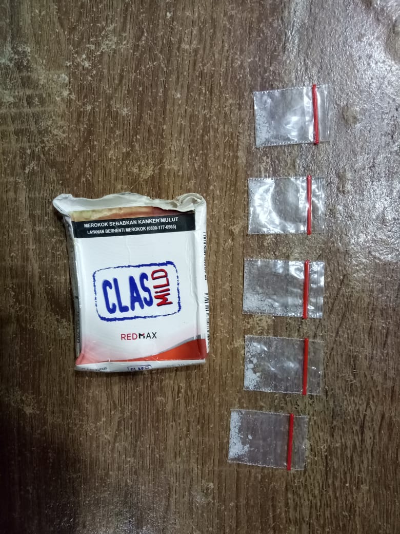 Pengedar Narkoba Beraksi di Tempat Hajat Diciduk Polisi