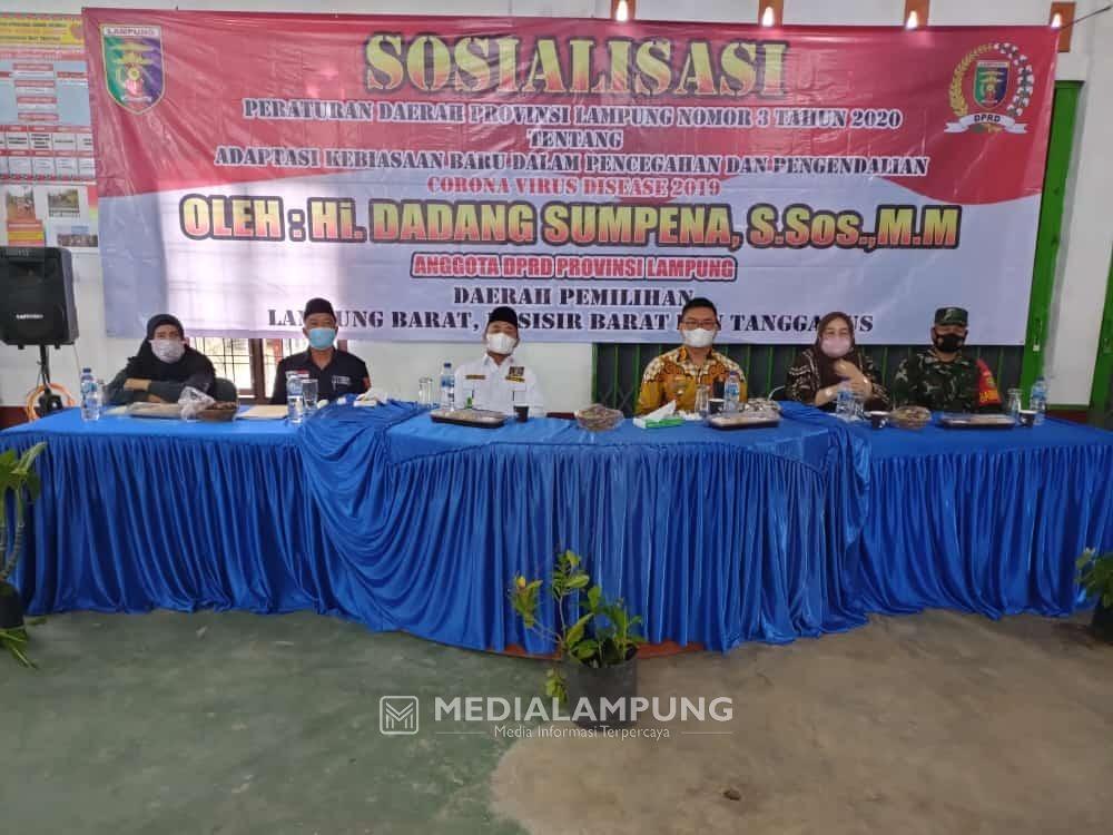 Pulang ke Lambar, Dadang Sumpena Sosialisasikan Perda Tentang AKB