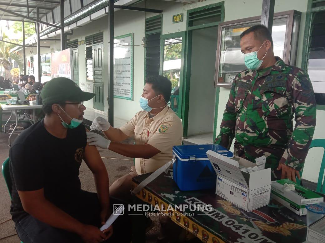 Upaya Capai Herd Immunity, Kodim KBL Gencarkan Vaksinasi Covid 