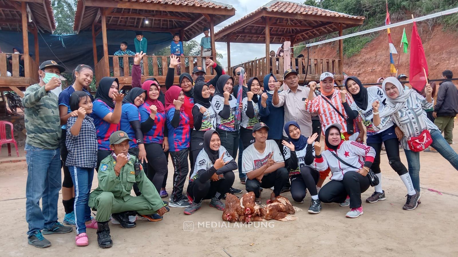 Partai Puncak Turnamen Persahabatan Pekon Puralaksana Berlangsung Sengit