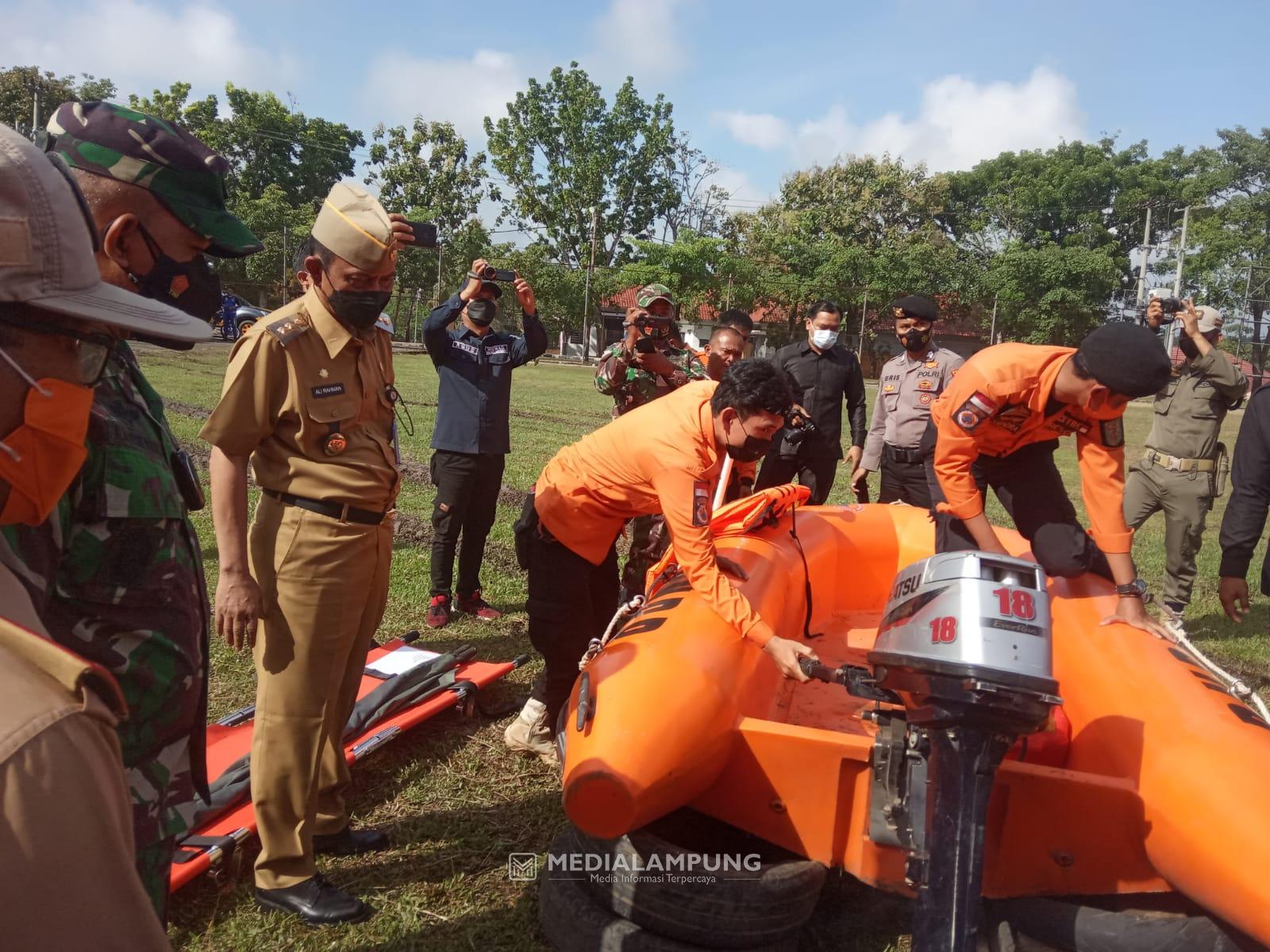 Antisipasi Bencana, BPBD Waykanan Gelar Apel Siaga