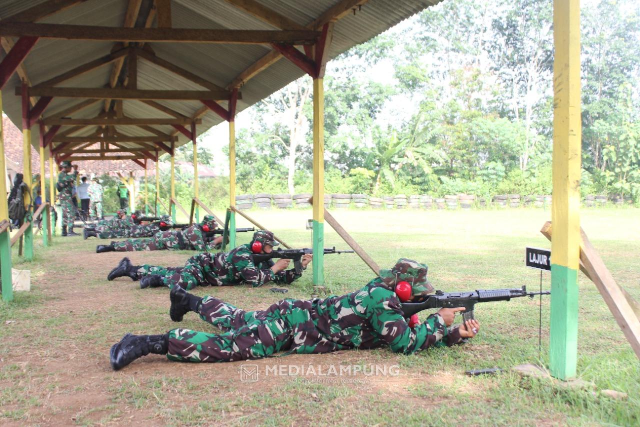Asah Kemampuan Prajurit Menembak, Kodim KBL Laksanakan Latbakjatri