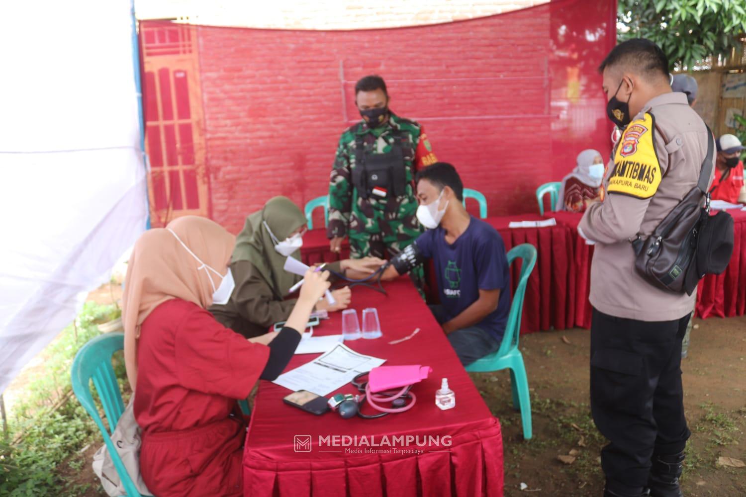 Koramil TKP Gelar Vaksinasi Covid-19 untuk Warga Wilayah Binaan