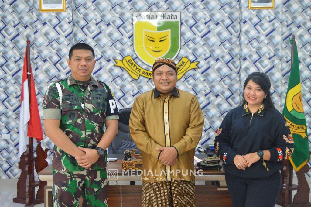 Dandenpom II/3 Terima Kunjungan Muchamad Nabil Haroen