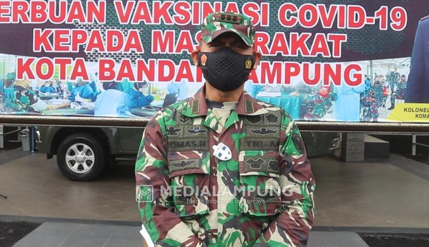 Meski Telah Divaksin, Kolonel Inf Romas Imbau Masyarakat Tetap Lakukan Prokes 5M