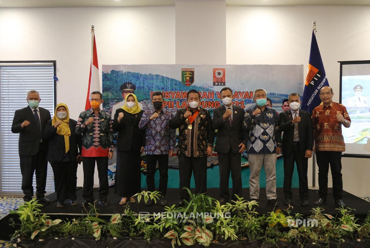 Muswil PII Lampung 2021, Arinal Ajak Para Insinyur Berkontribusi dalam Pembangunan Lampung