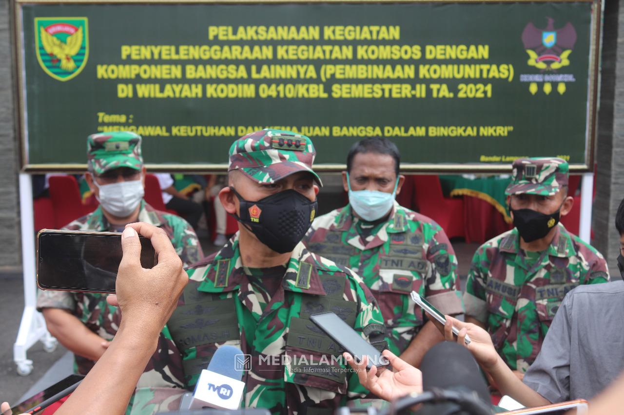 Pererat Silaturahmi, Kodim KBL Gelar Komsos Bersama Komponen Bangsa Lainnya