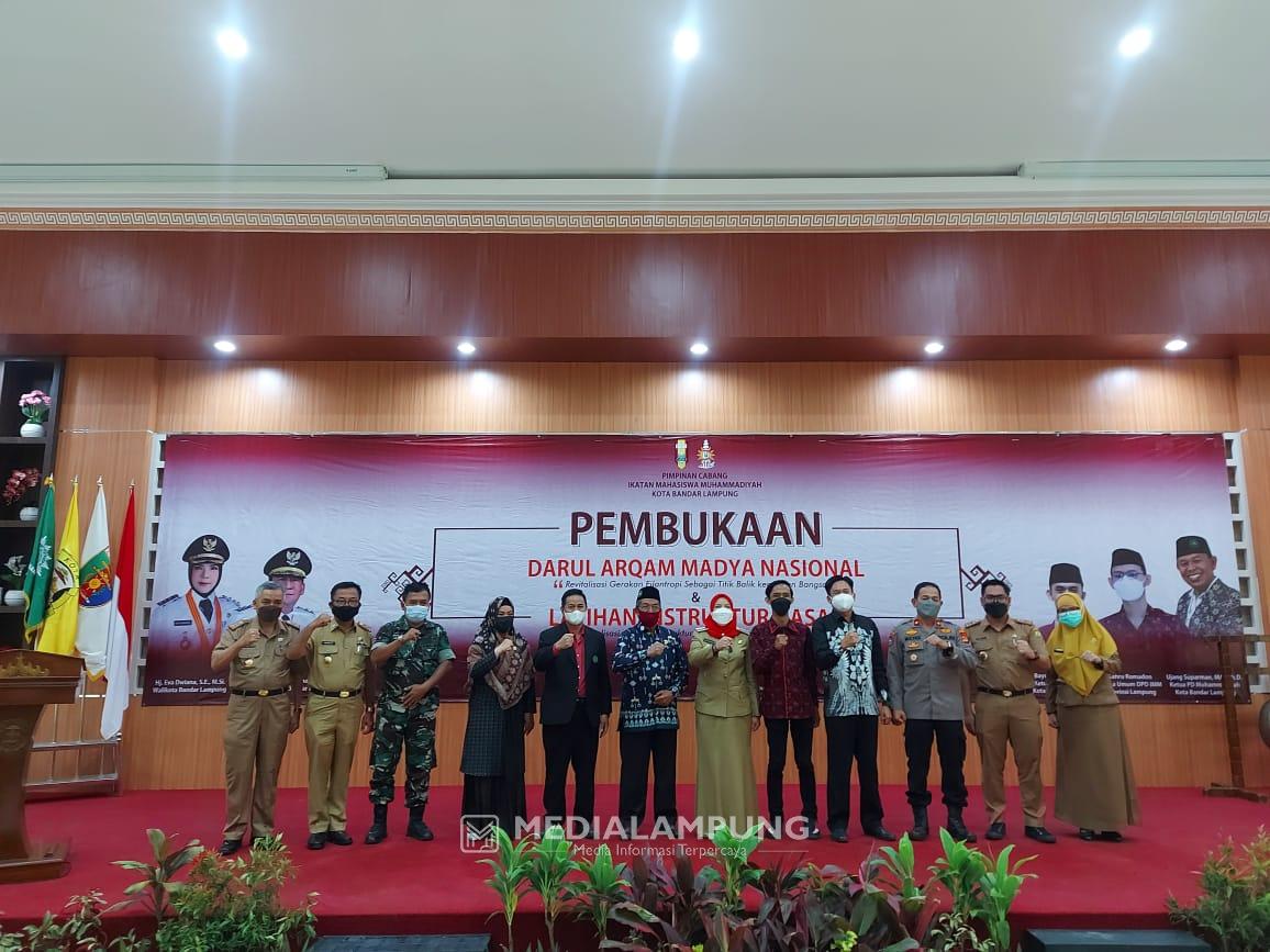 Danramil TBS Hadiri Pembukaan Damnas dan LID Ikatan Mahasiswa Muhamadiyah