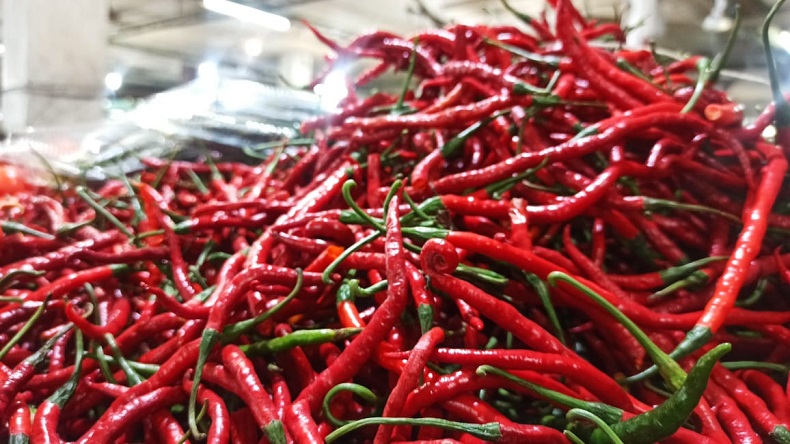Cabai Merah di Sejumlah Pasar di Bandarlampung Mencapai Rp35 Ribu/Kg