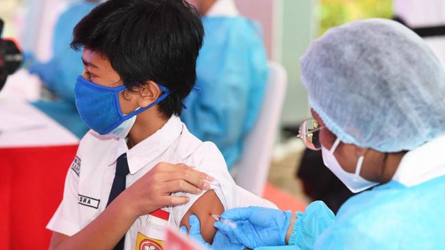 Capaian Vaksinasi Kelompok Remaja di Tanggamus Sebanyak 1.846 orang 