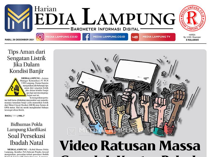 E-Paper Harian Media Lampung Edisi 29 Desember 2021