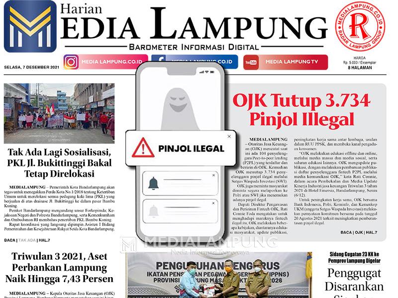 E-Paper Harian Media Lampung Edisi 7 Desember 2021