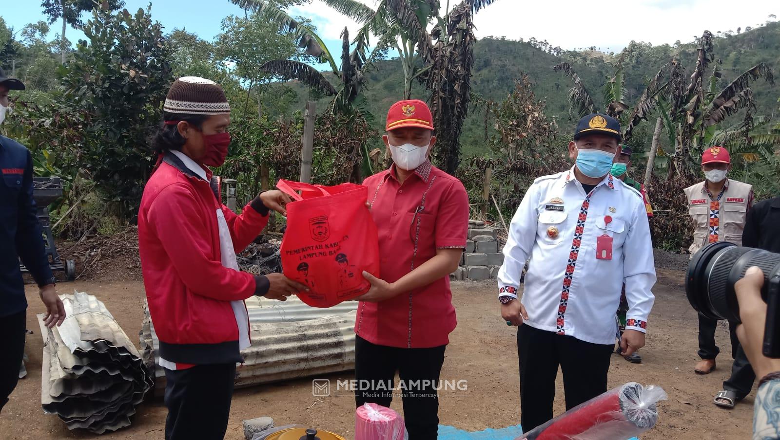 Tinjau Lokasi Kebakaran di Sukajaya, Parosil Minta Baznas Buatkan Bangunan Baru